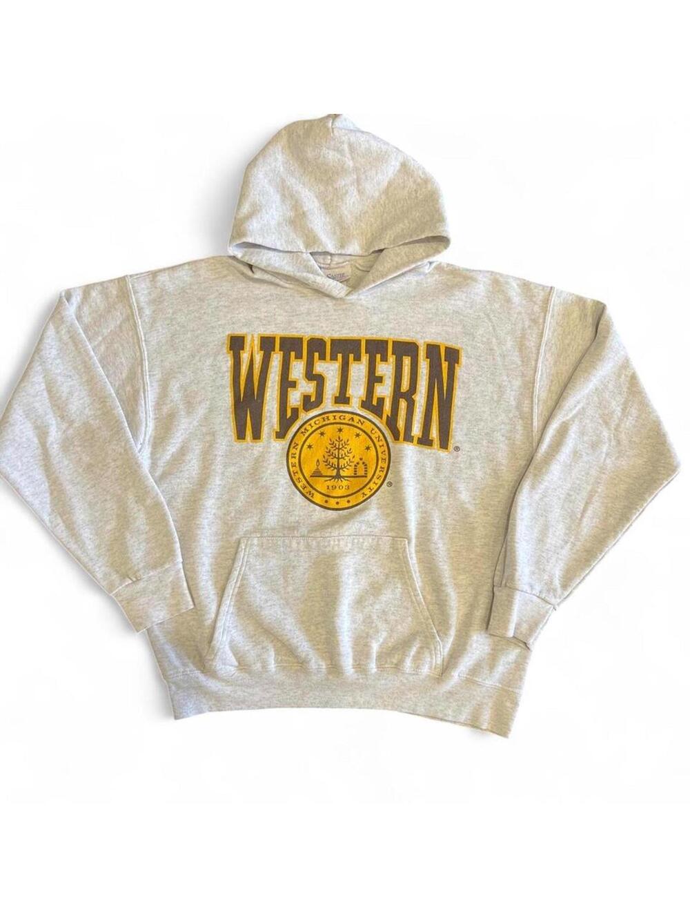 Vintage Single‎ Stitch Hoodie 90s College Sweatshirt Size S